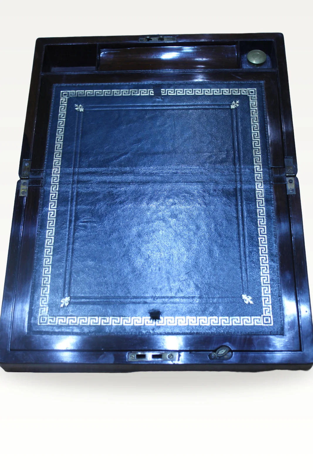 An early Victorian rosewood writing slope — view 7