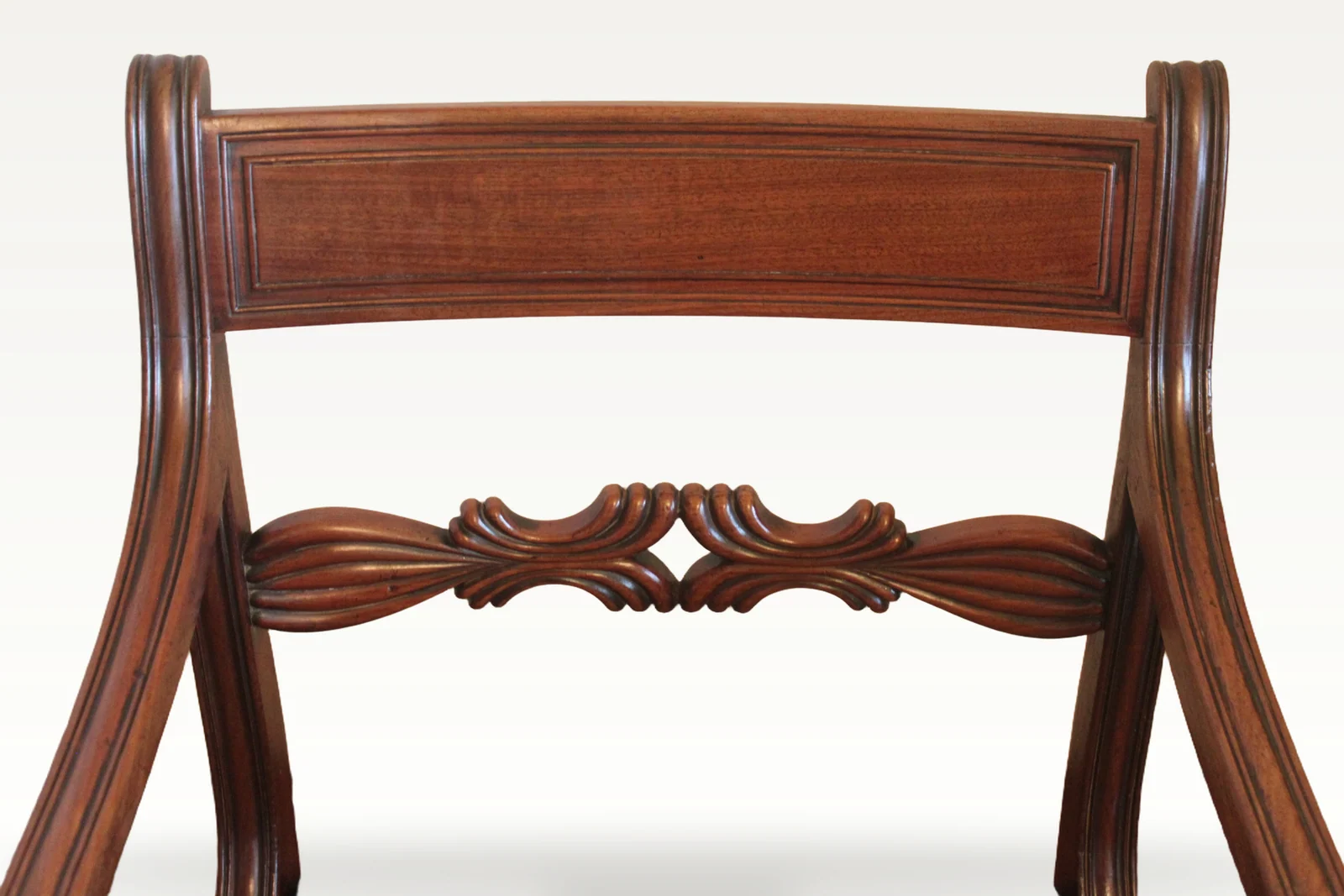 Regency period mahogany armchair — view 5