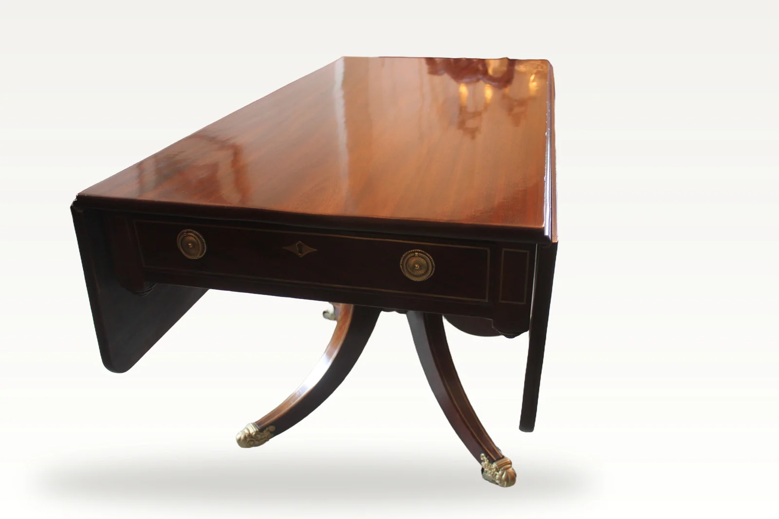 Regency period mahogany Pembroke table — view 2