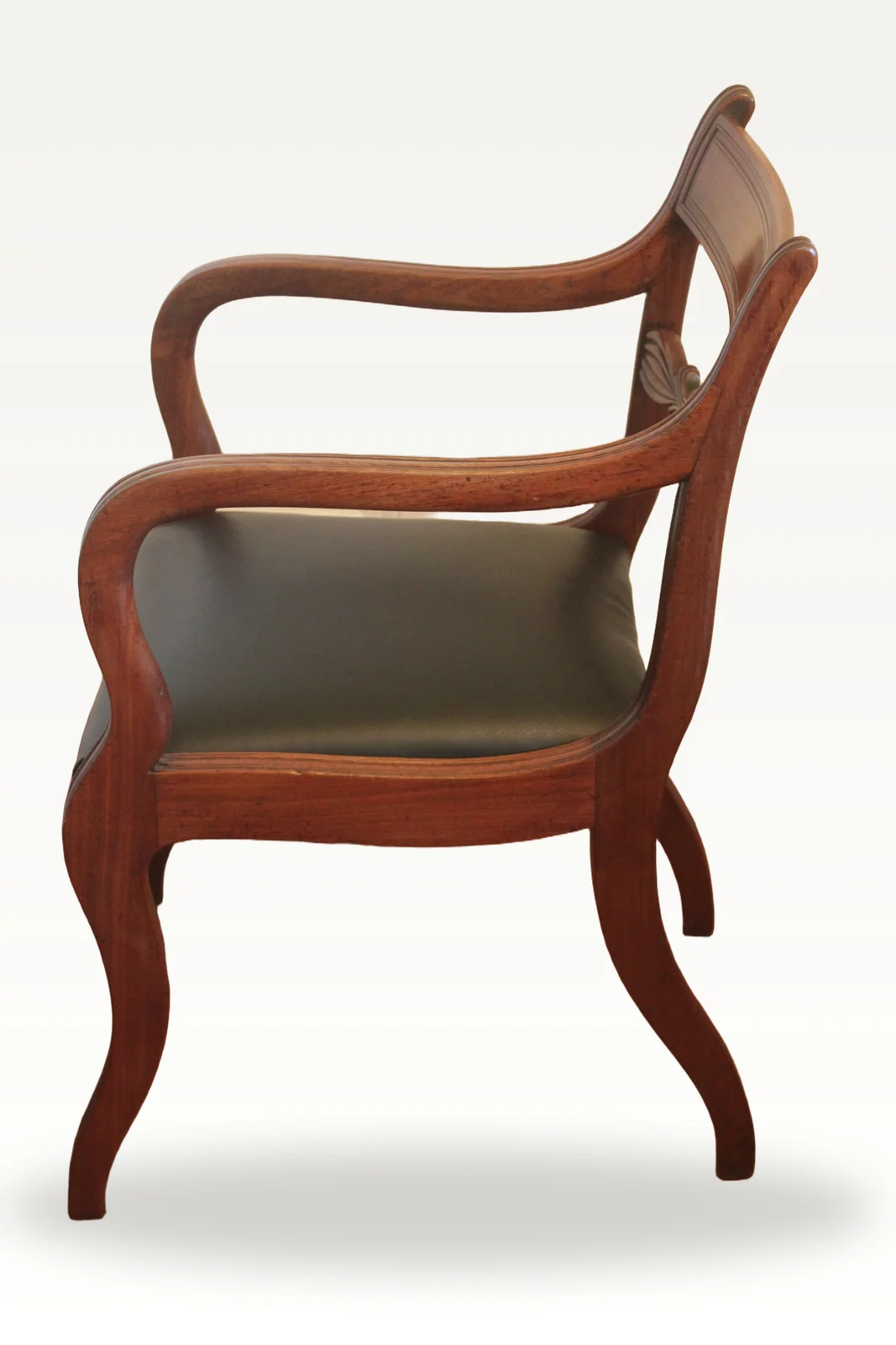 Regency period mahogany armchair — view 4