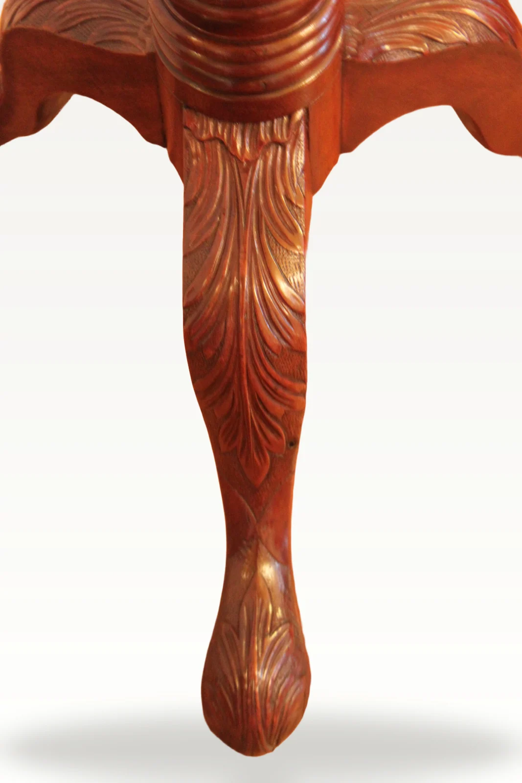 19th century mahogany torchiere — view 2