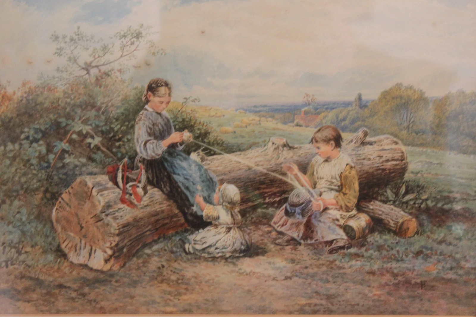 Fine pair of watercolours after Miles Birket Foster — view 5