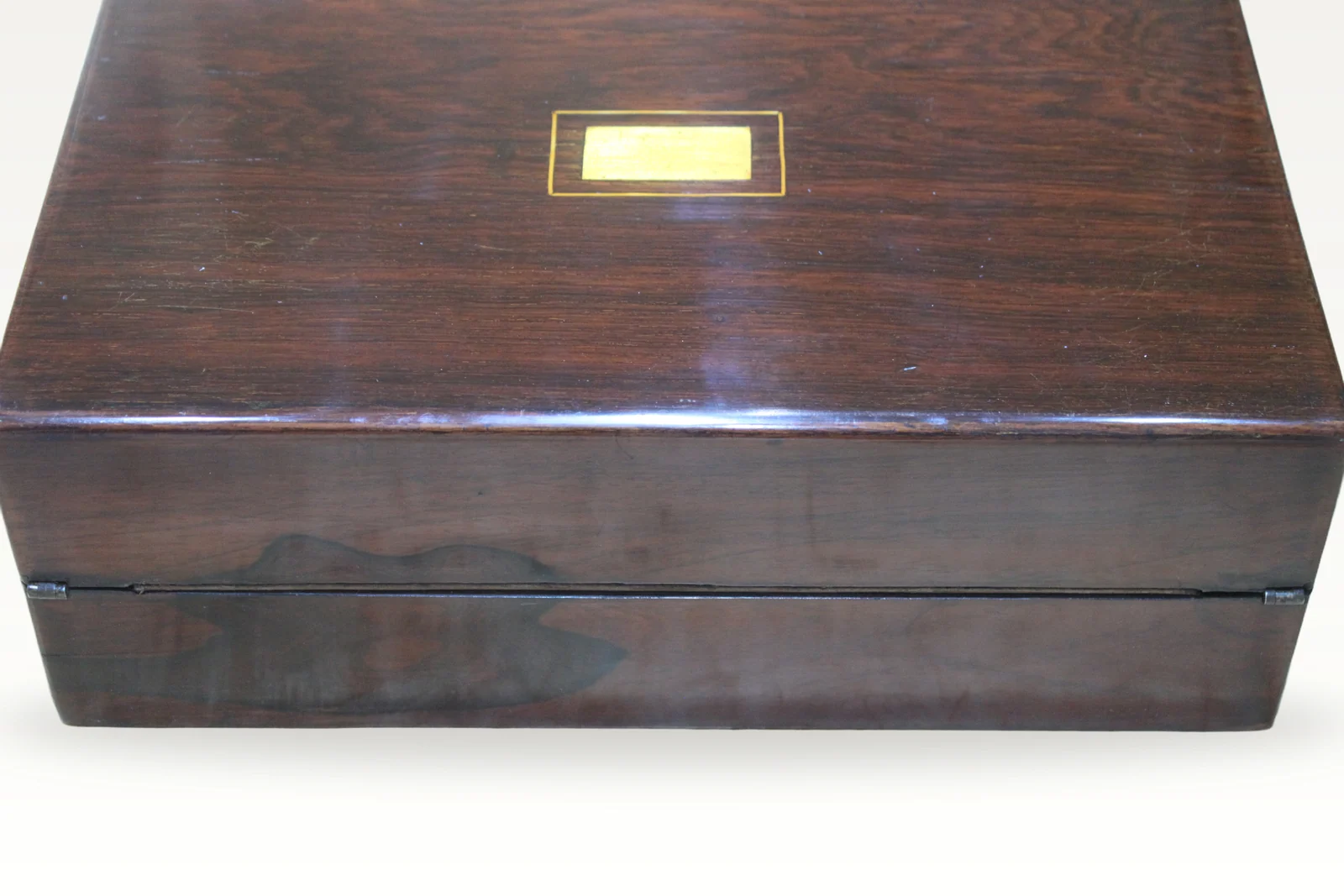 An early Victorian rosewood writing slope — view 6