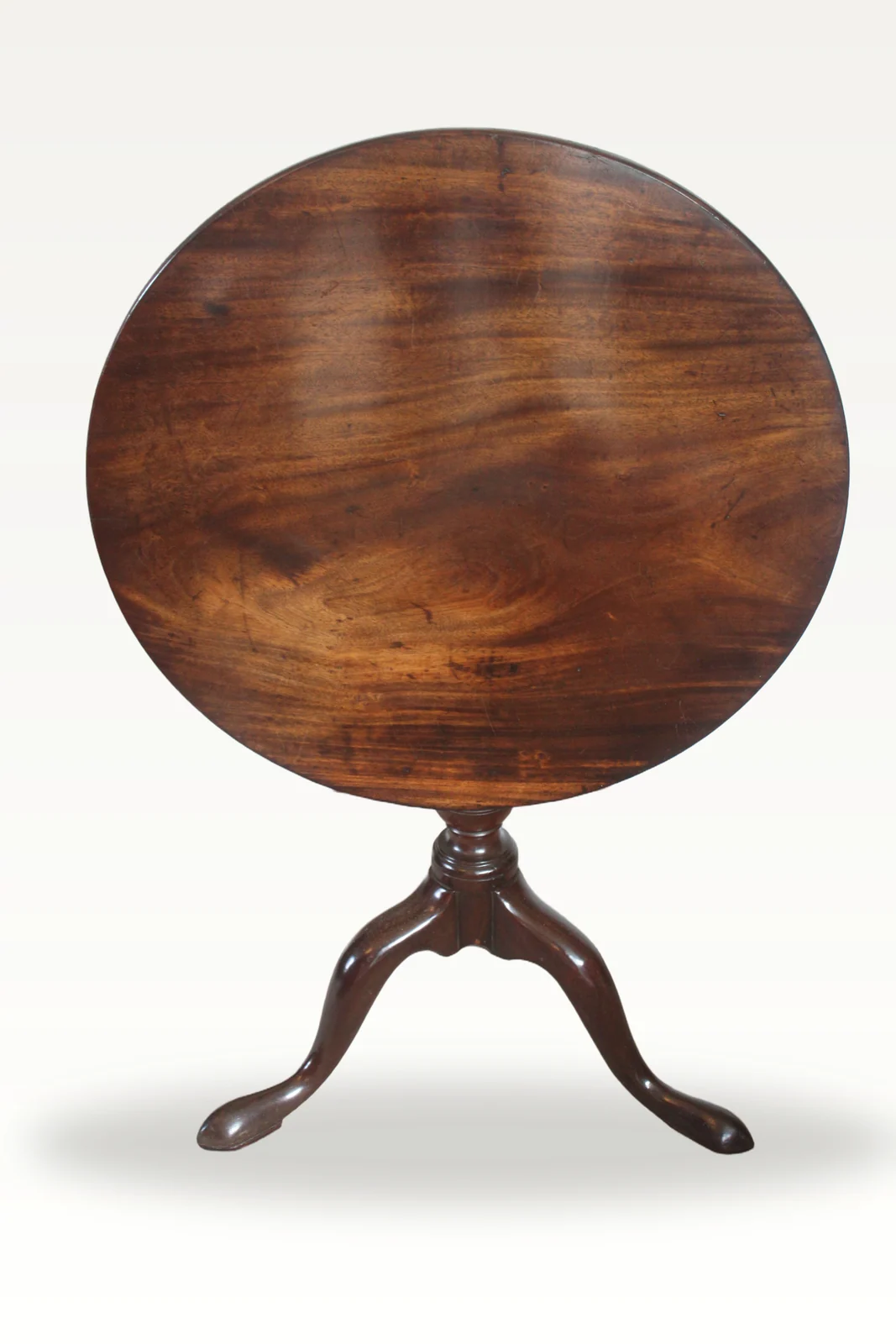 18th century mahogany birdcage table — view 4