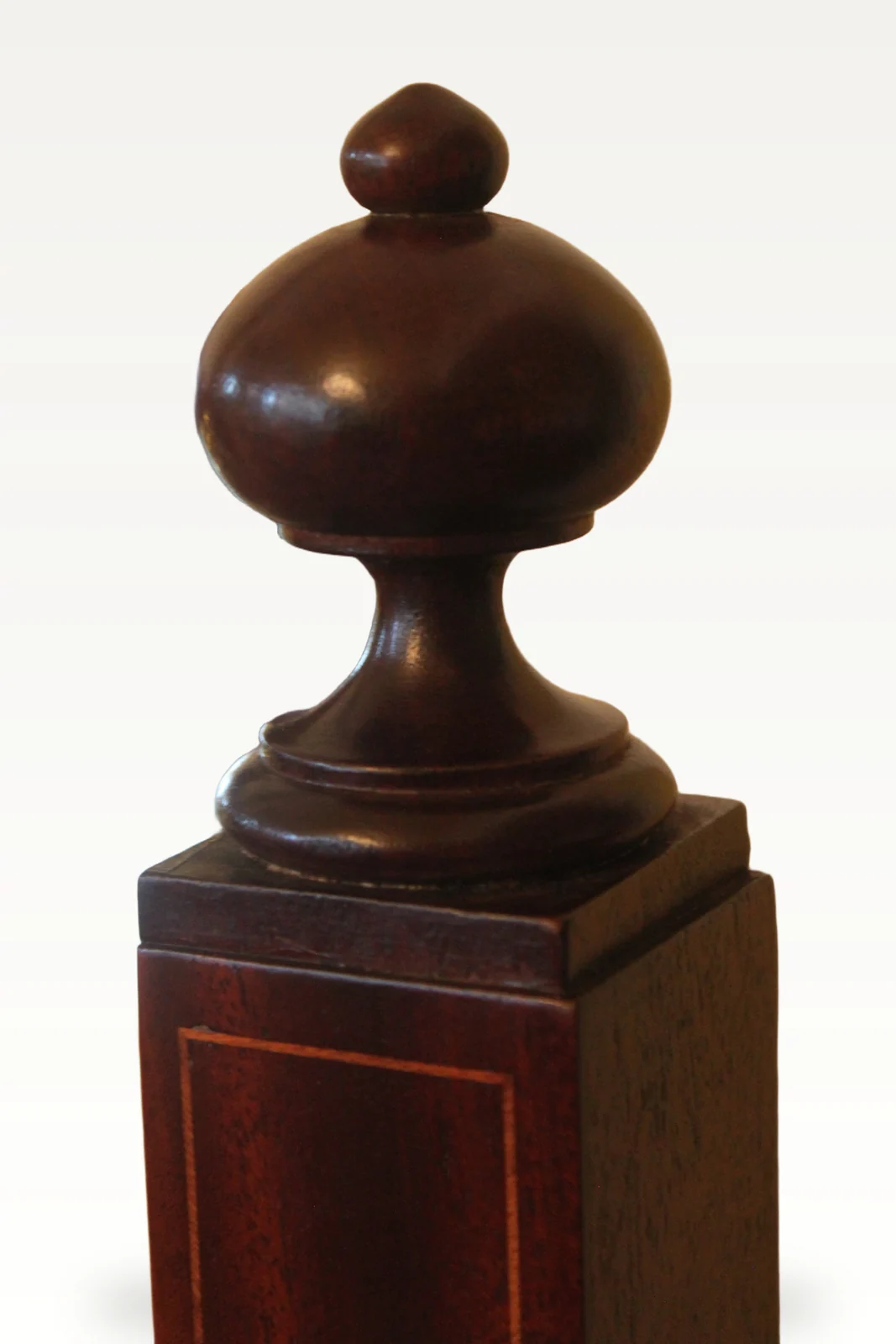 Sheraton mahogany cheval dressing mirror — view 9