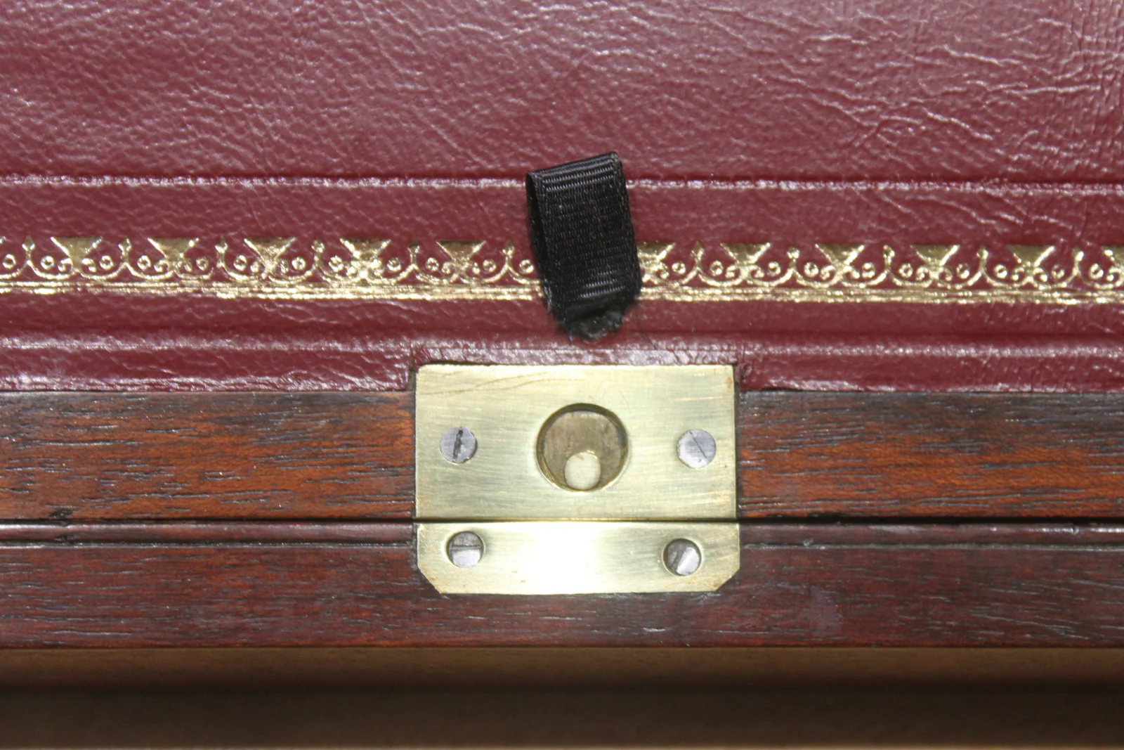 A 19th century mahogany bi-fold campaign writing slope — view 10