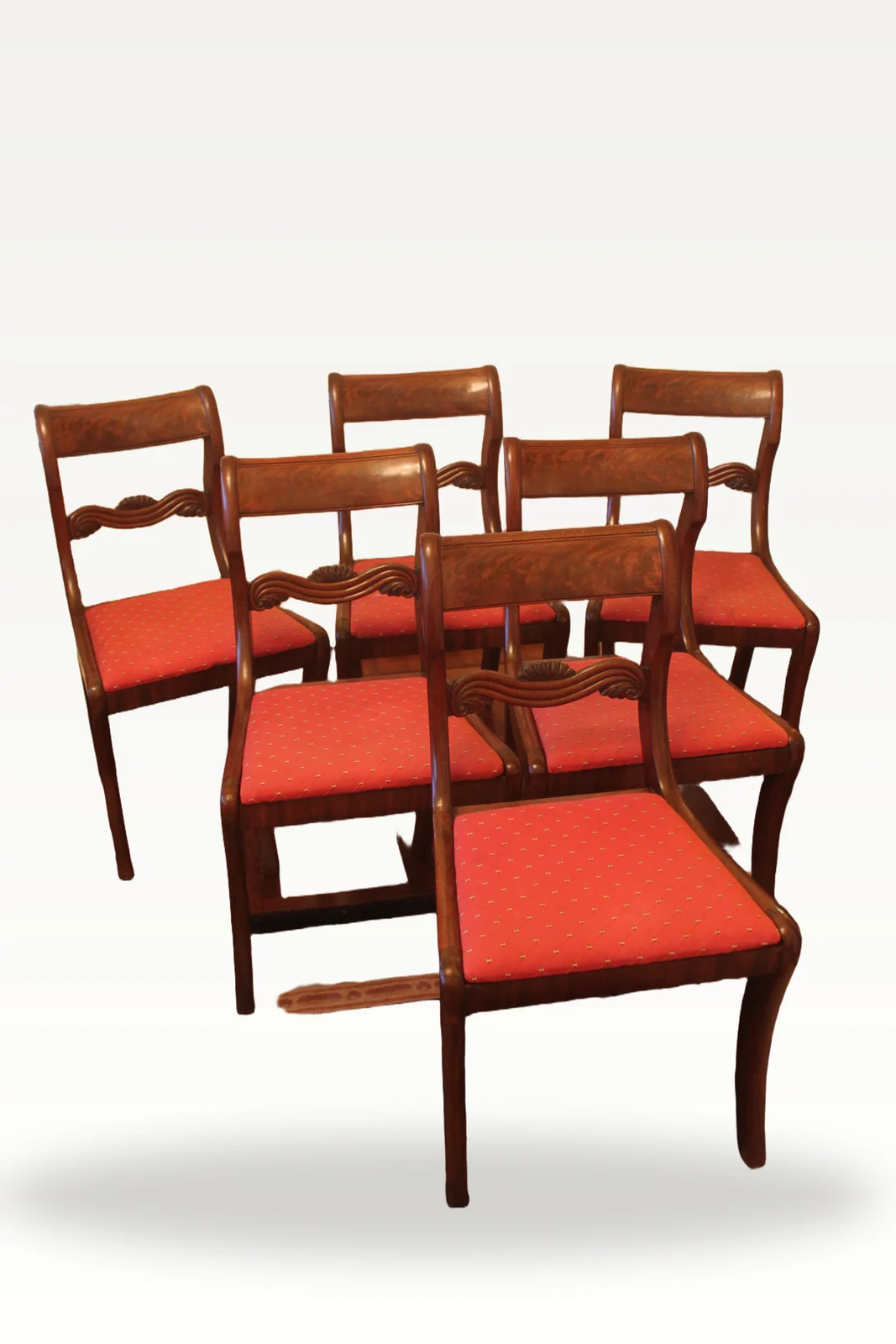 Set of six Regency chairs — view 2