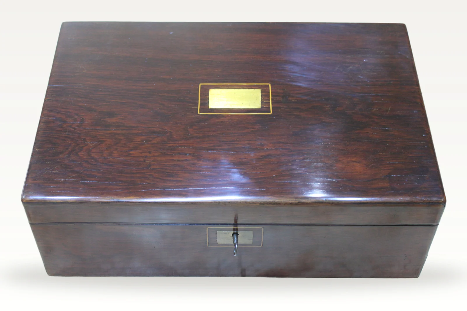 An early Victorian rosewood writing slope — view 14