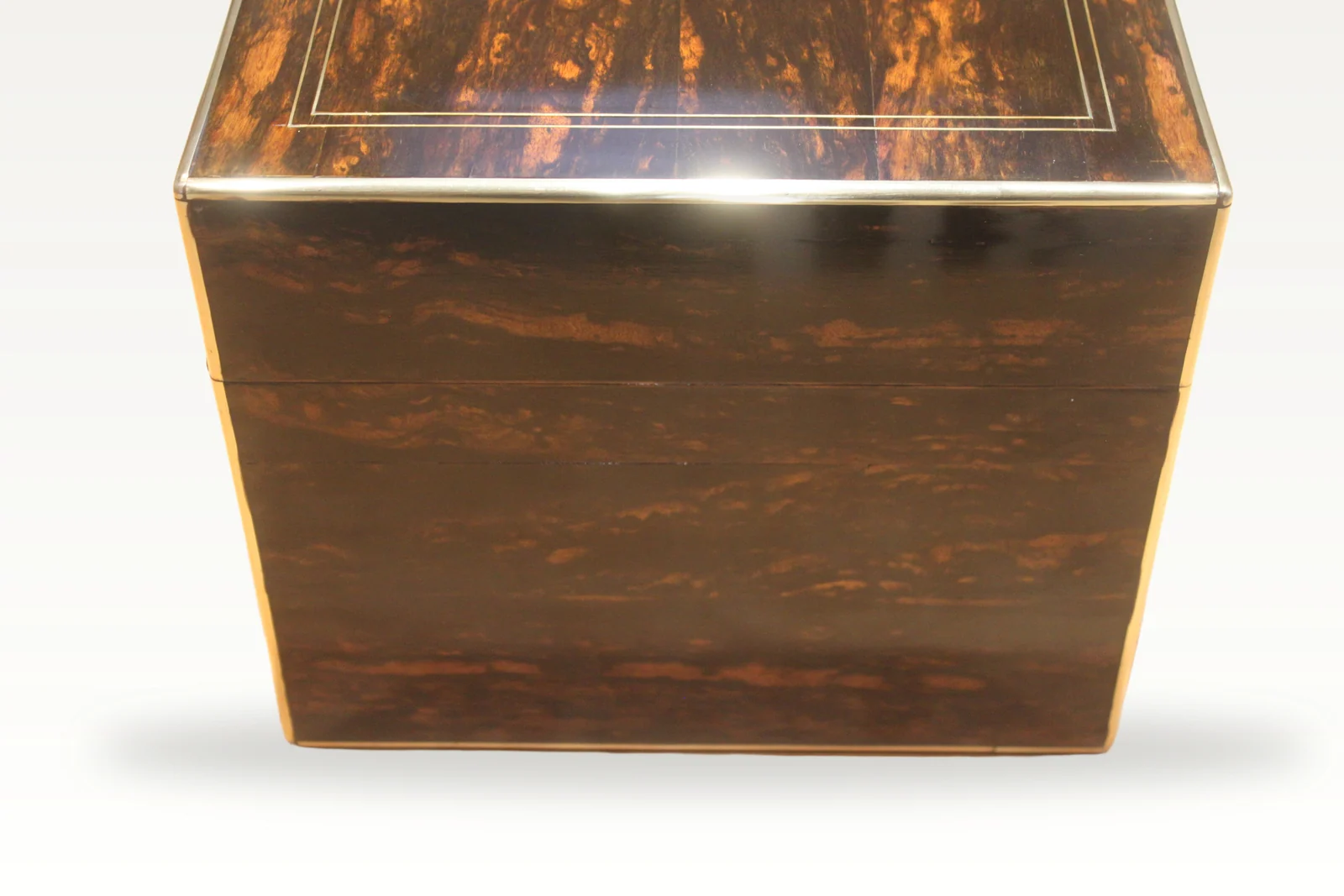 A ladies Victorian Coromandel travelling dressing and jewellery box — view 5