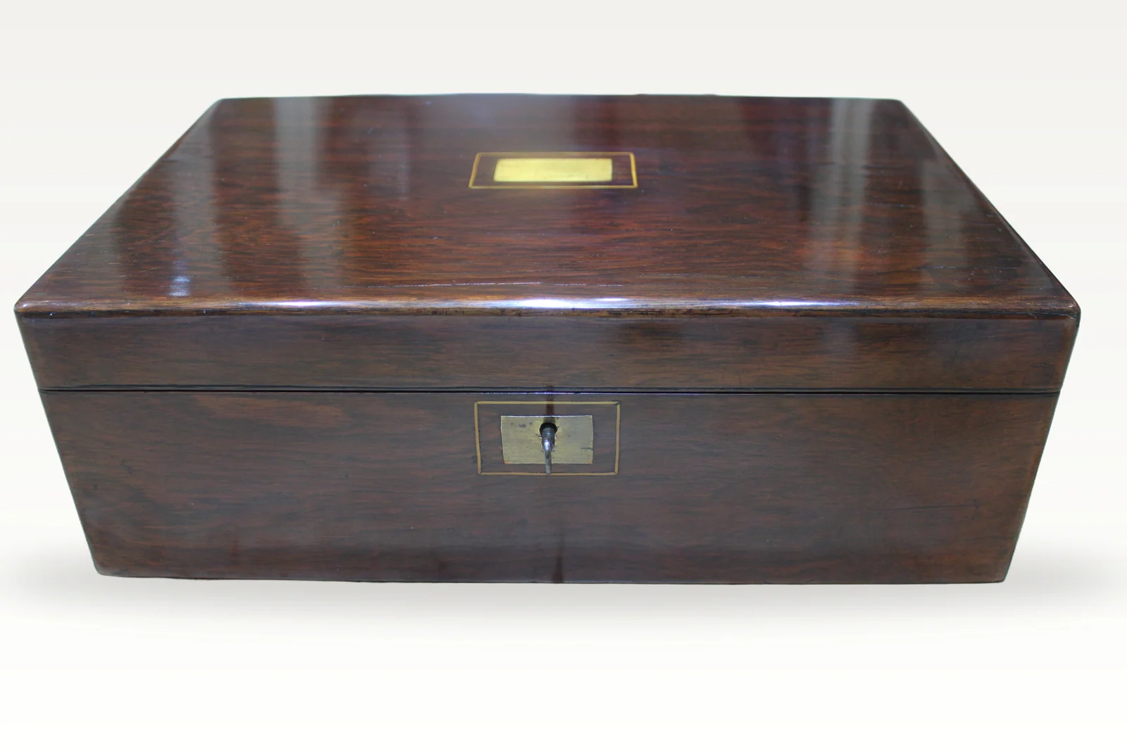 An early Victorian rosewood writing slope