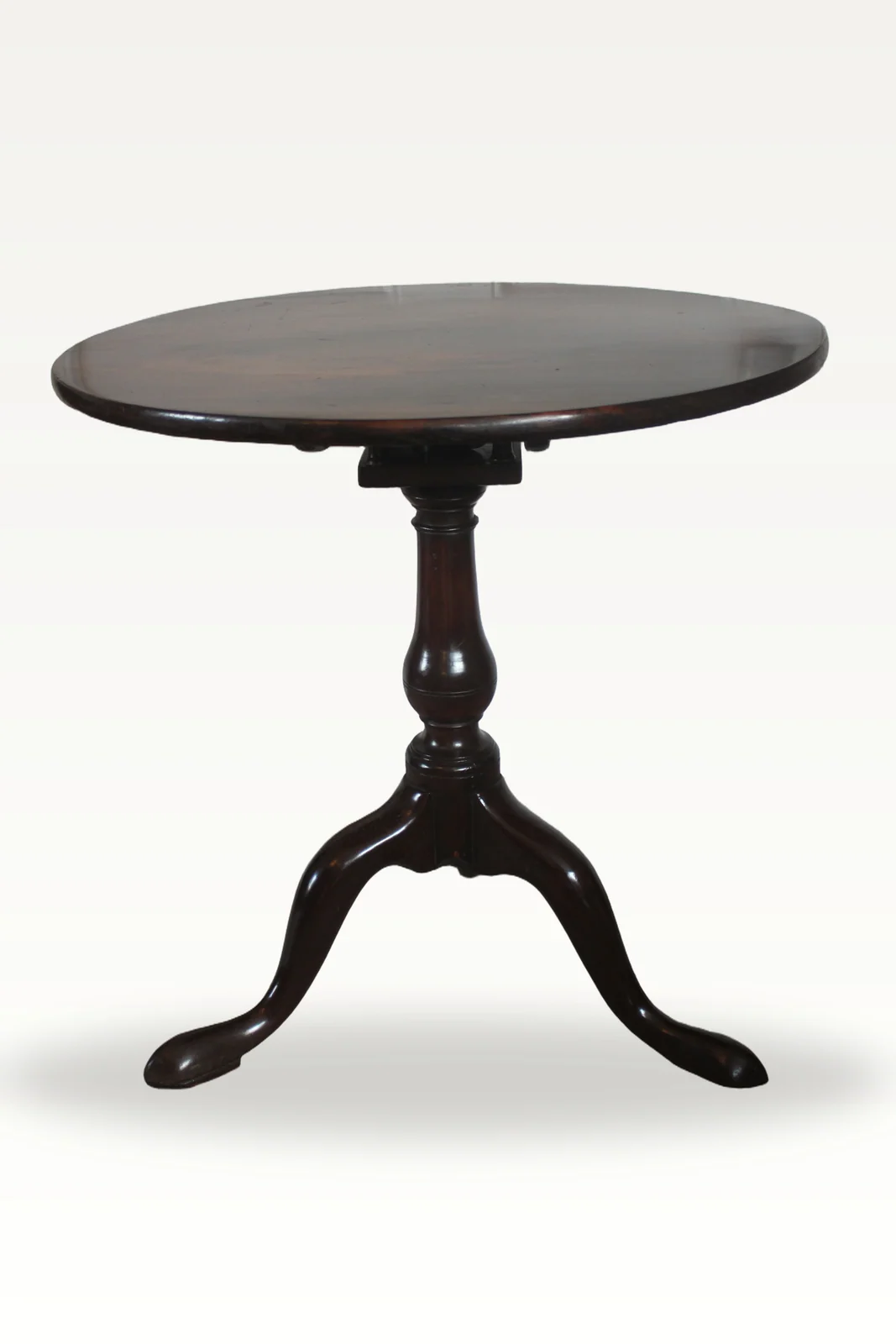 18th century mahogany birdcage table — view 5