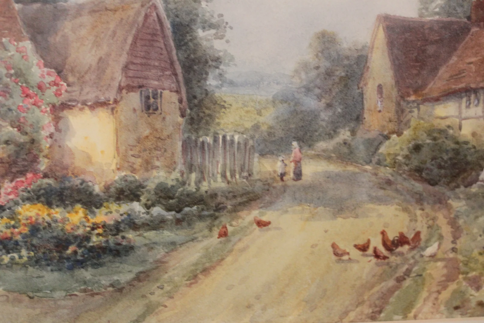 Framed watercolour by Harold Lawes — view 5