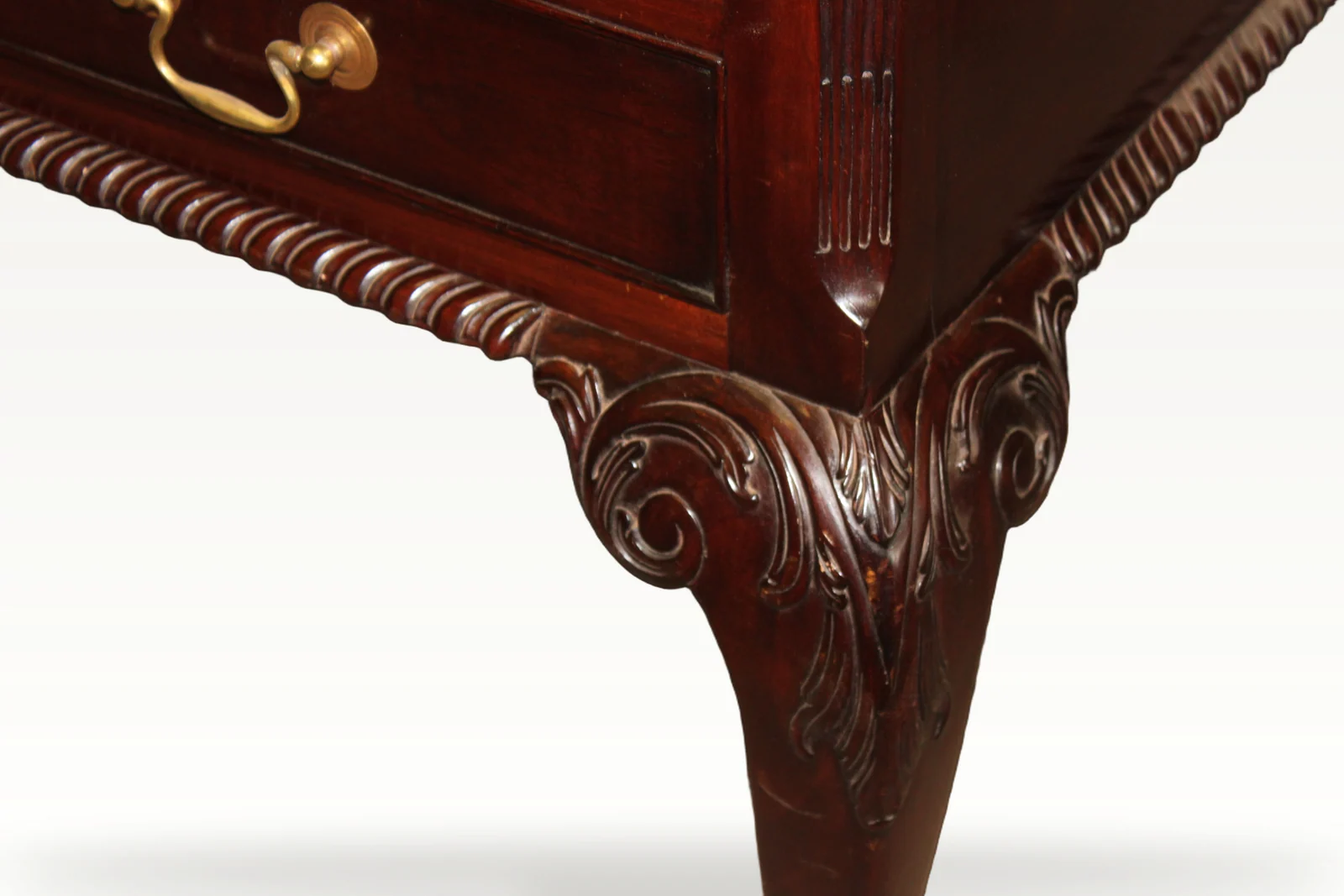 Chippendale style Mahogany Partners’ Desk/Library — view 5