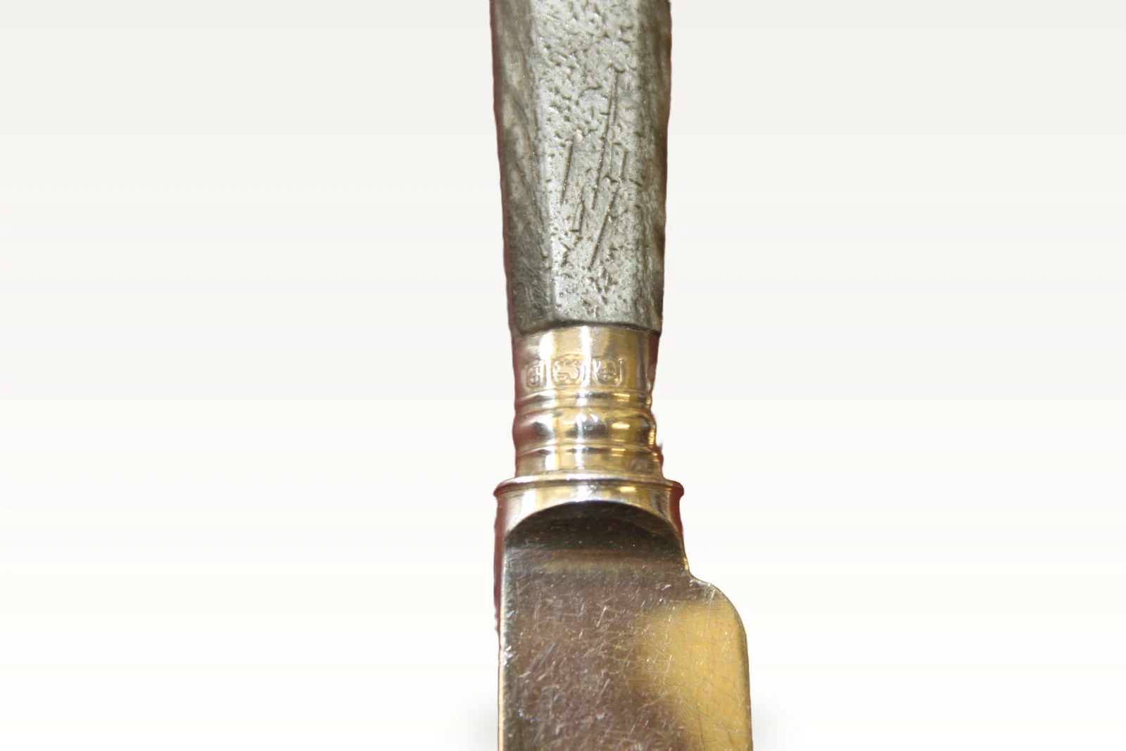 A set of six silver fruit knives — view 4