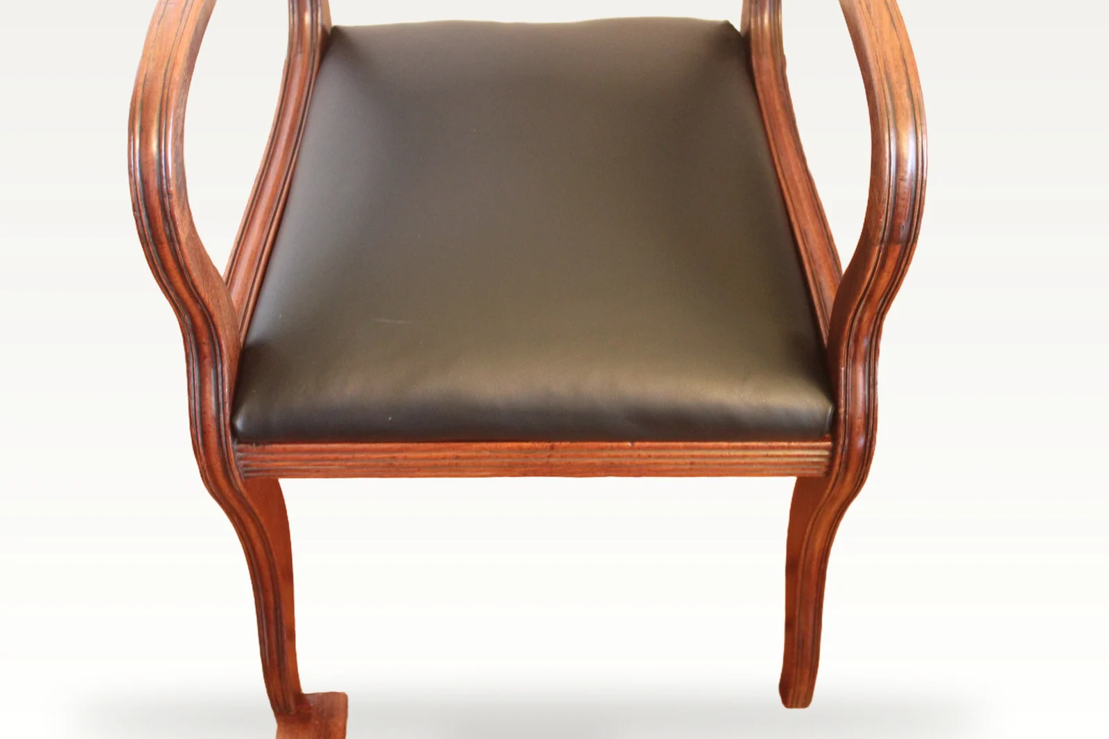 Regency period mahogany armchair — view 8