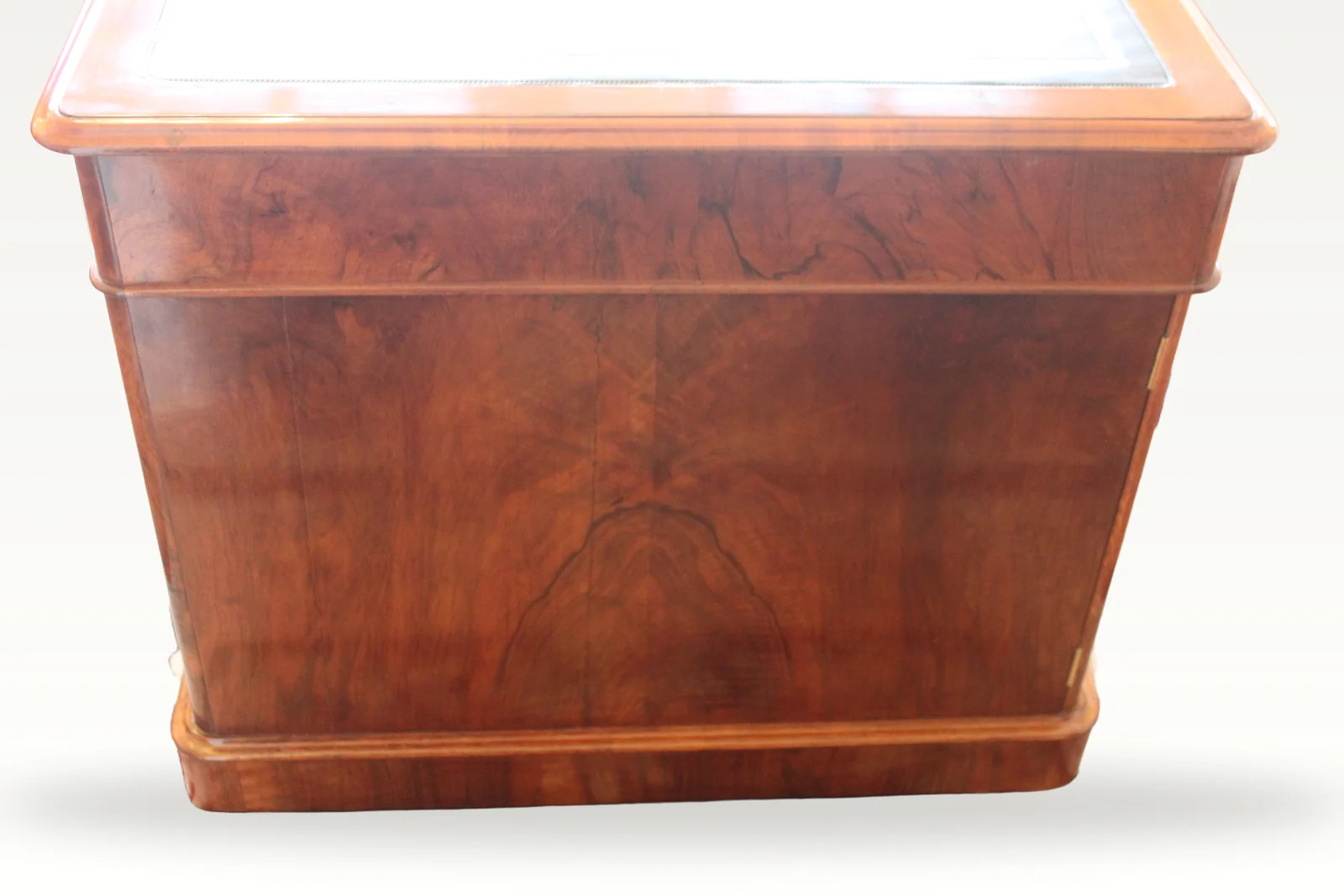 A rare Victorian burr walnut partners desk by Edwards & Roberts — view 8
