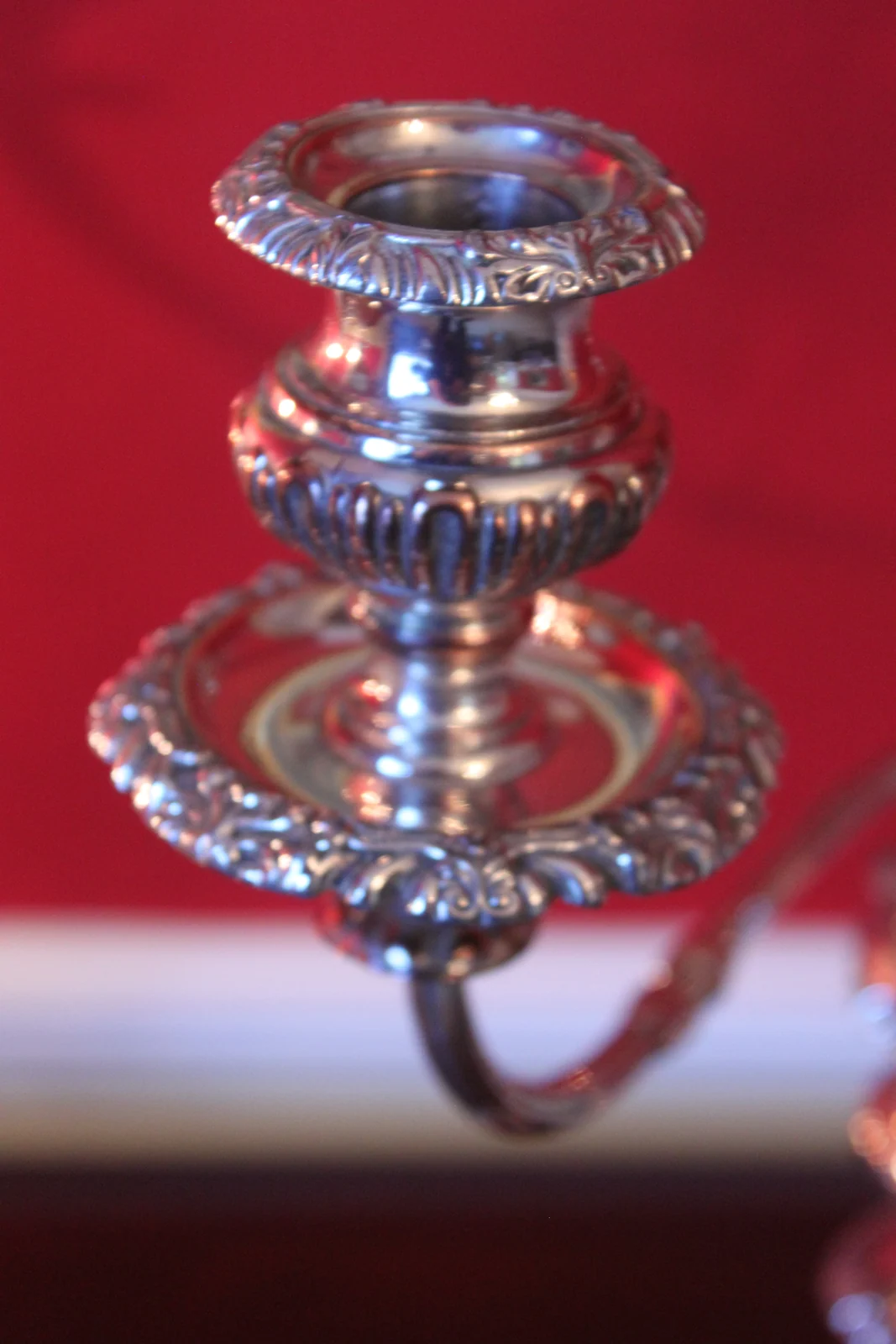 A pair of George III Old Sheffield Plate candelabra — view 6