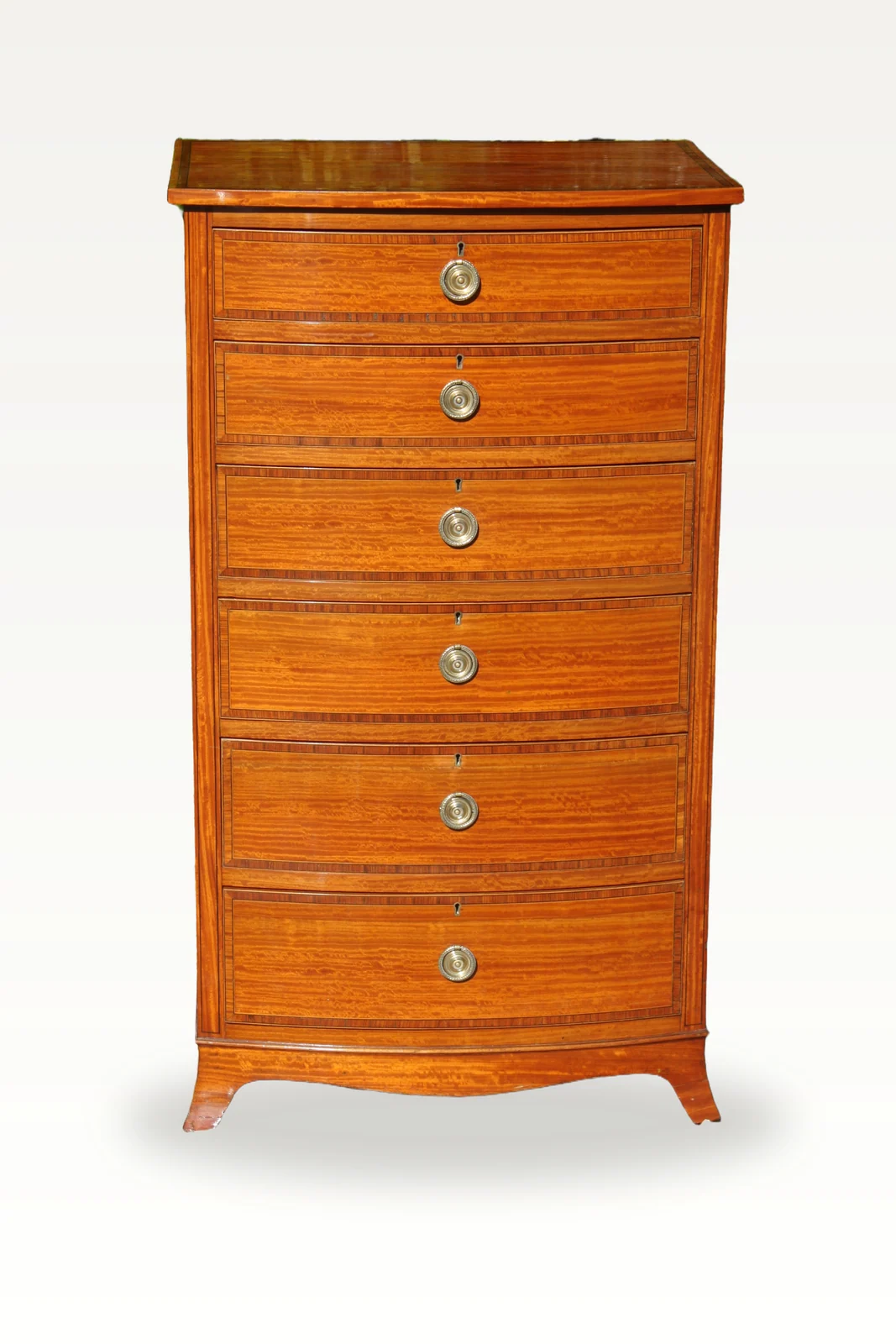 Sheraton Revival Satinwood chest