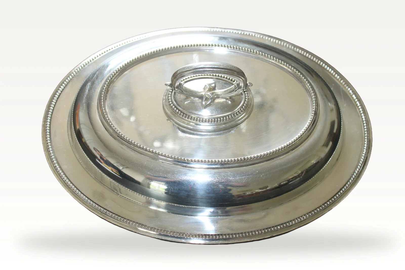 Edwardian silver plated entree dish by James Dixon & Sons