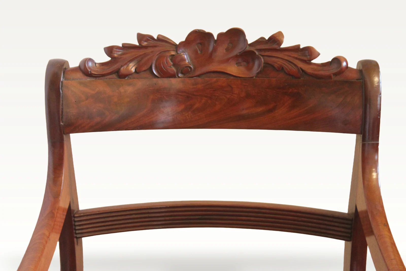 Regency mahogany armchair — view 6