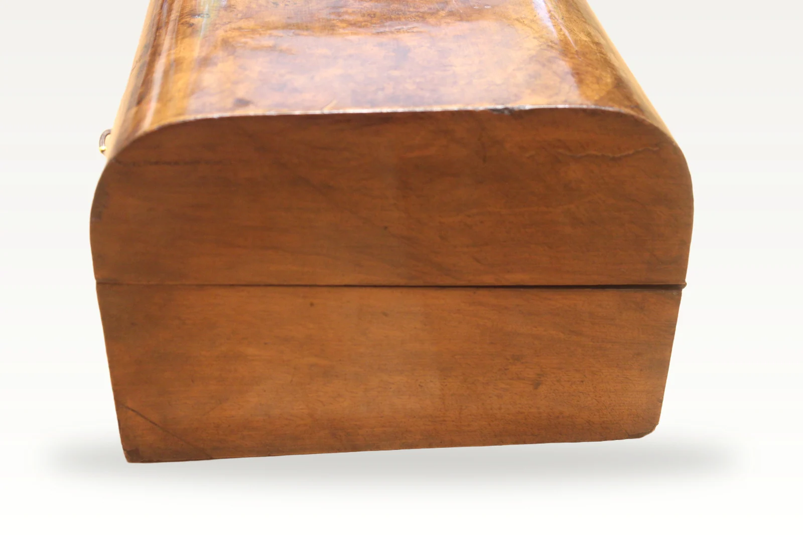 Victorian burr walnut writing slope 4907 — view 3