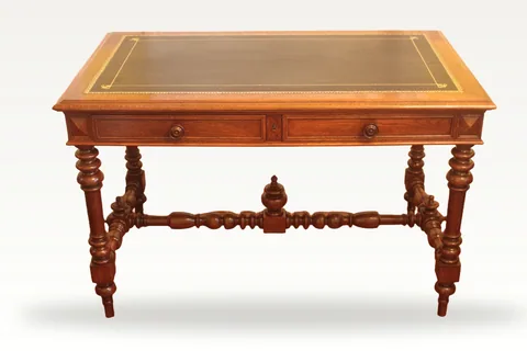 19th century French double sided library table