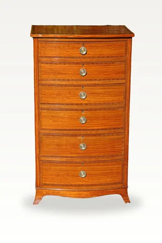 Sheraton Revival Satinwood chest