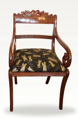 Regency mahogany armchair