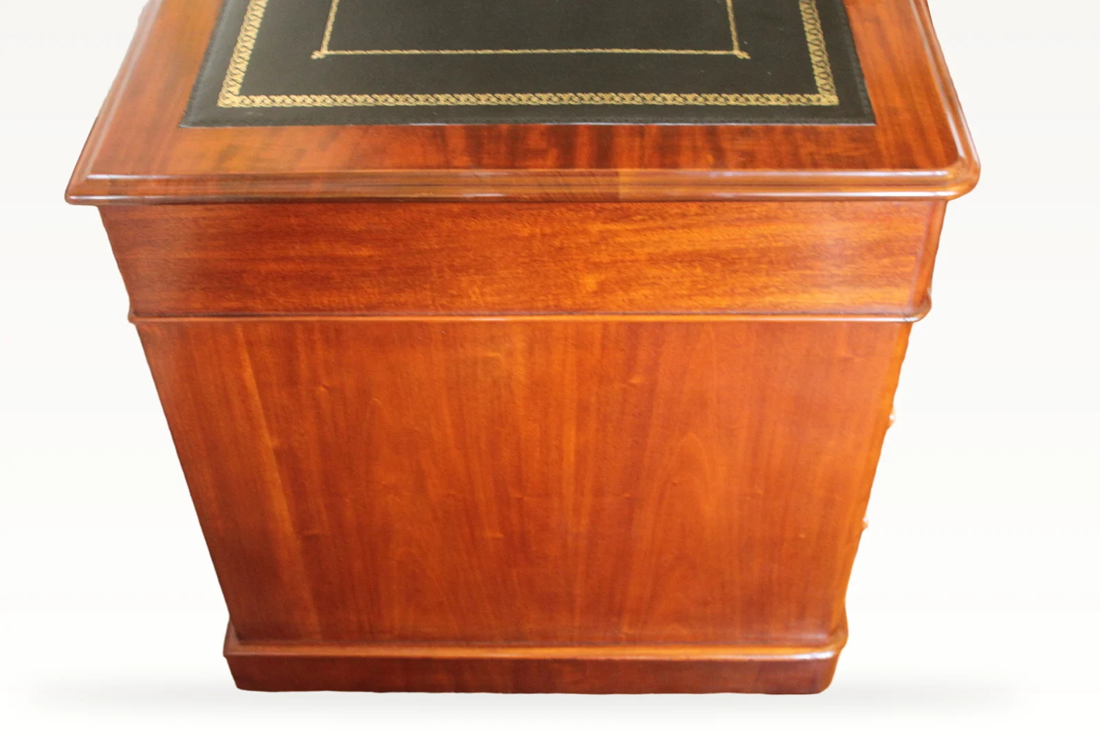 Victorian mahogany pedestal desk by Edwards & Roberts — view 8