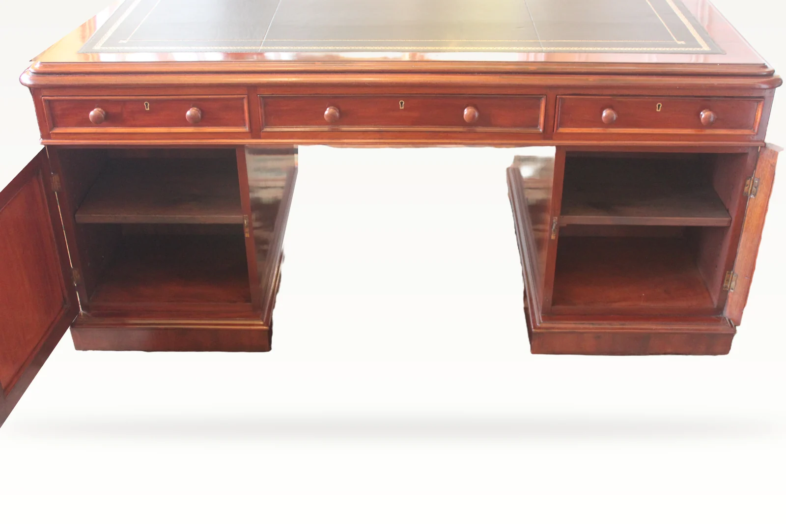 A Victorian mahogany partners desk — view 12
