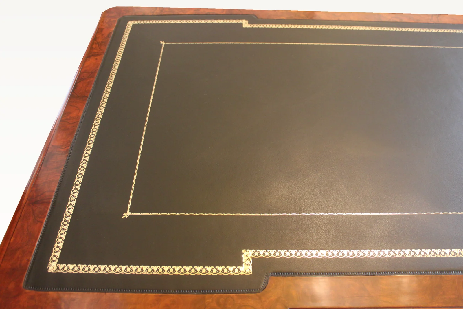 A rare Victorian burr walnut partners desk by Edwards & Roberts — view 10