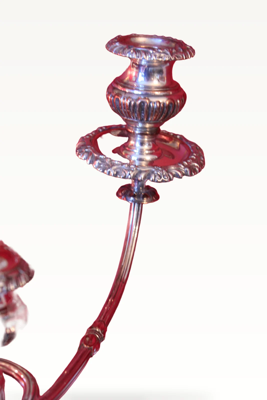 A pair of George III Old Sheffield Plate candelabra — view 9