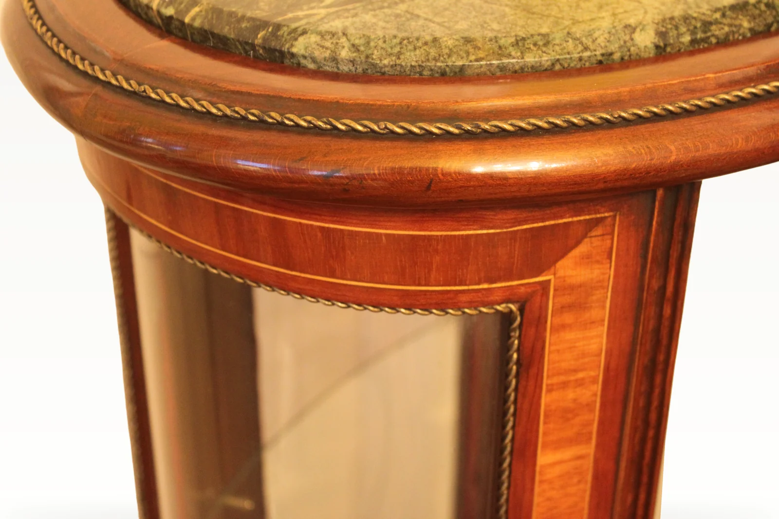 FRENCH INLAID VITRINE OR BIJOUTERIE CABINET — view 7