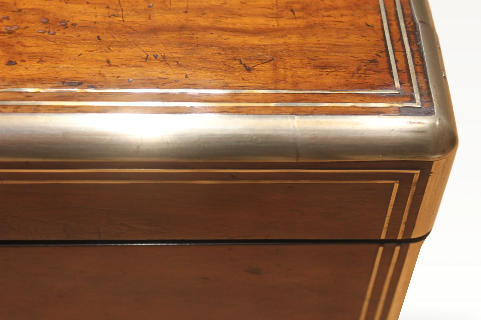 Victorian figured walnut writing slope with Bramah lock and keys 4910 — view 11