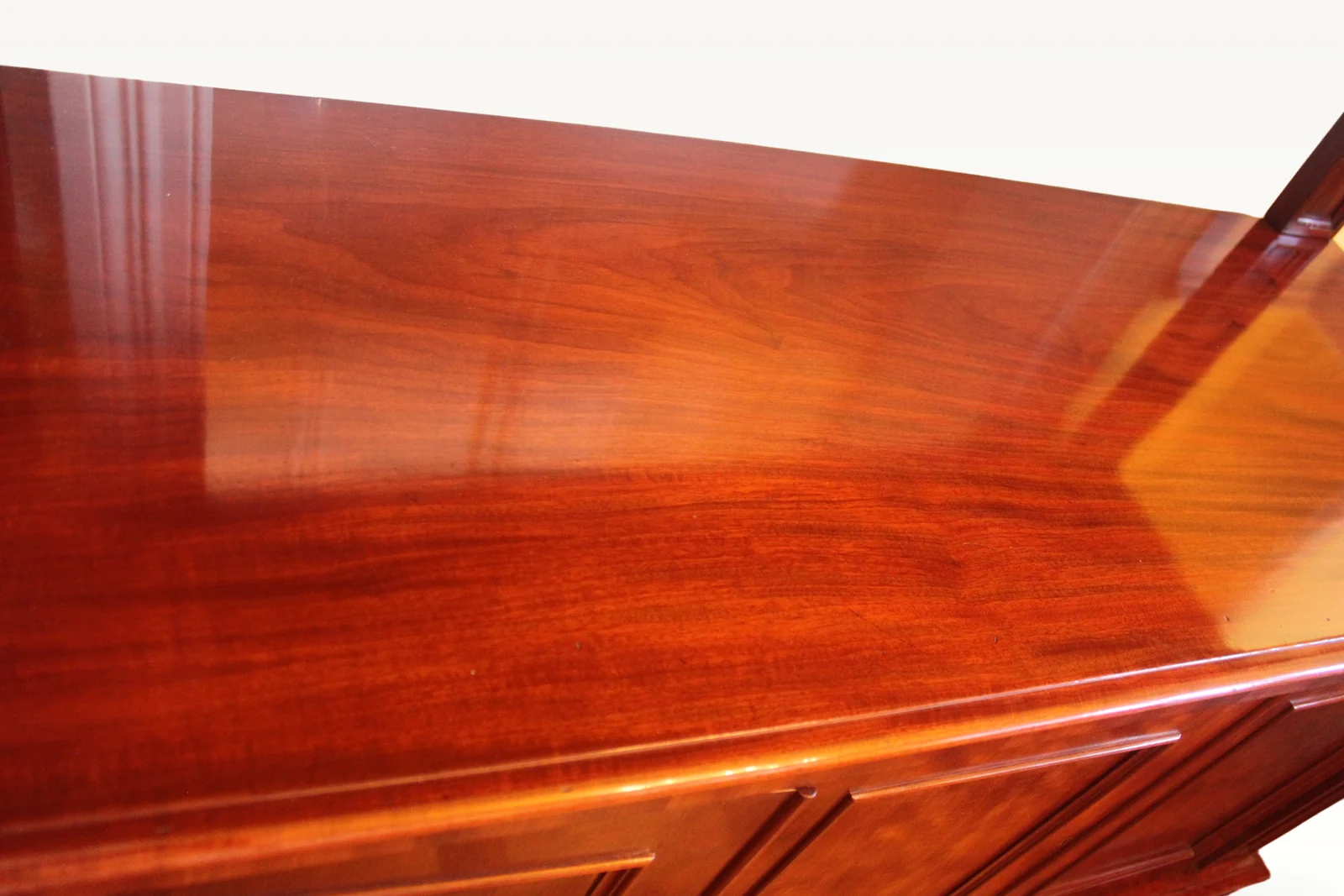 Victorian mahogany buffet sideboard by James Shoolbred & Co — view 7