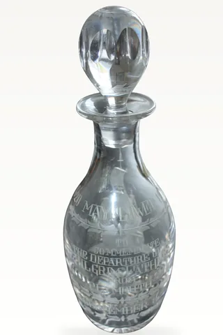 Mayflower commemorative decanter