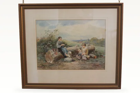 Fine pair of watercolours after Miles Birket Foster