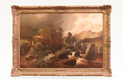 The Bridge at Pont-y-Pant, by Clarence Roe