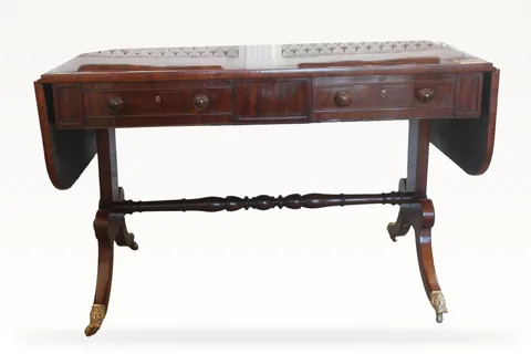 An early 19th Century mahogany sofa table